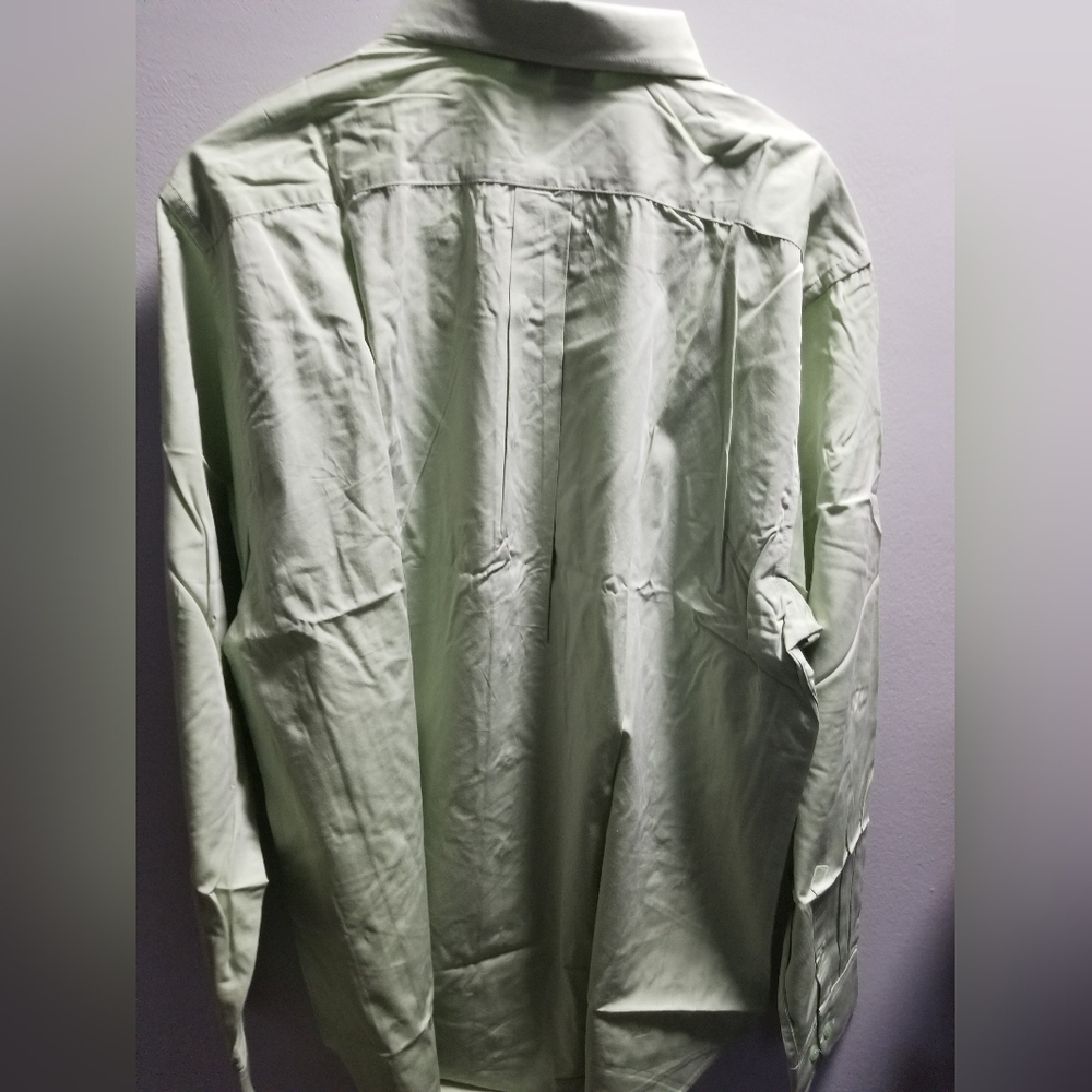 2/$25 Light Green Button-Up Shirt - Picture 2 of 3